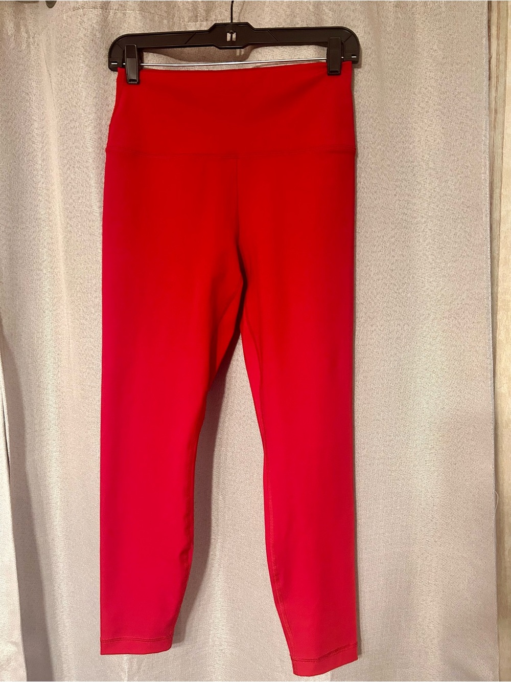 90 Degree by Reflex Women’s Bright Red High-Waist Performance Leggings Large